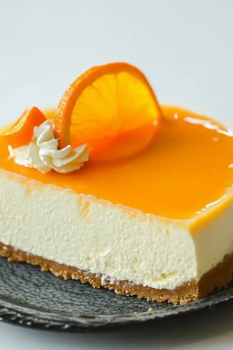 No Bake Orange Creamsicle Cheesecake Recipe