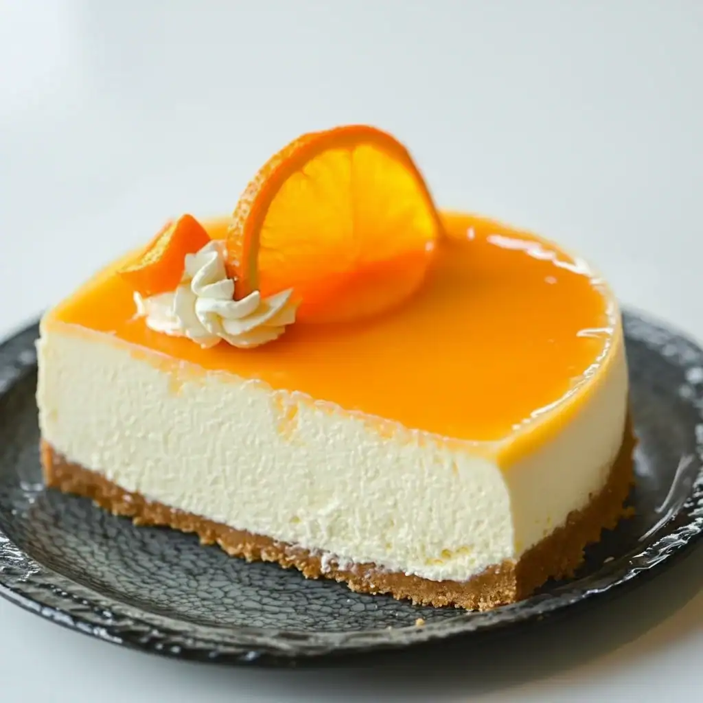 No Bake Orange Creamsicle Cheesecake Recipe