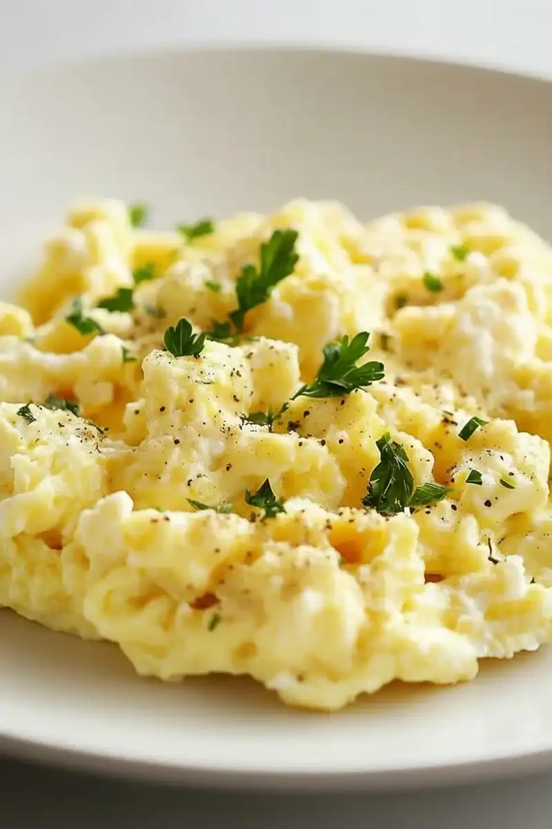 Scrambled Eggs With Cottage Cheese Recipe