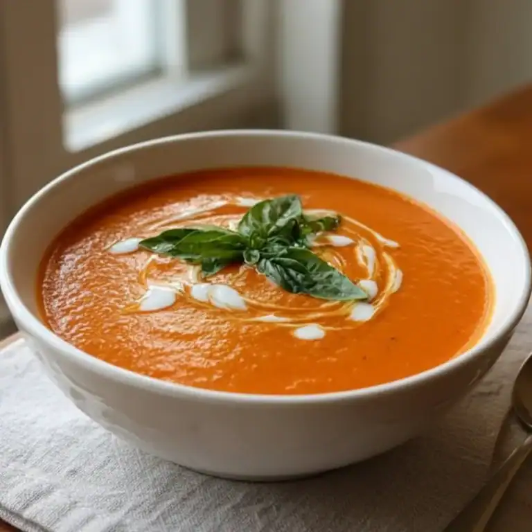 Speedy Homemade Tomato Bisque
