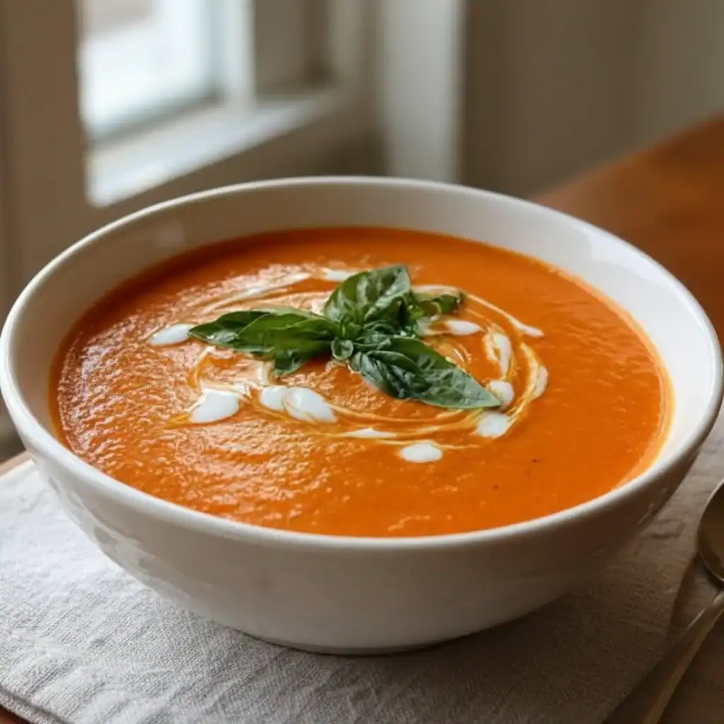 Speedy Homemade Tomato Bisque