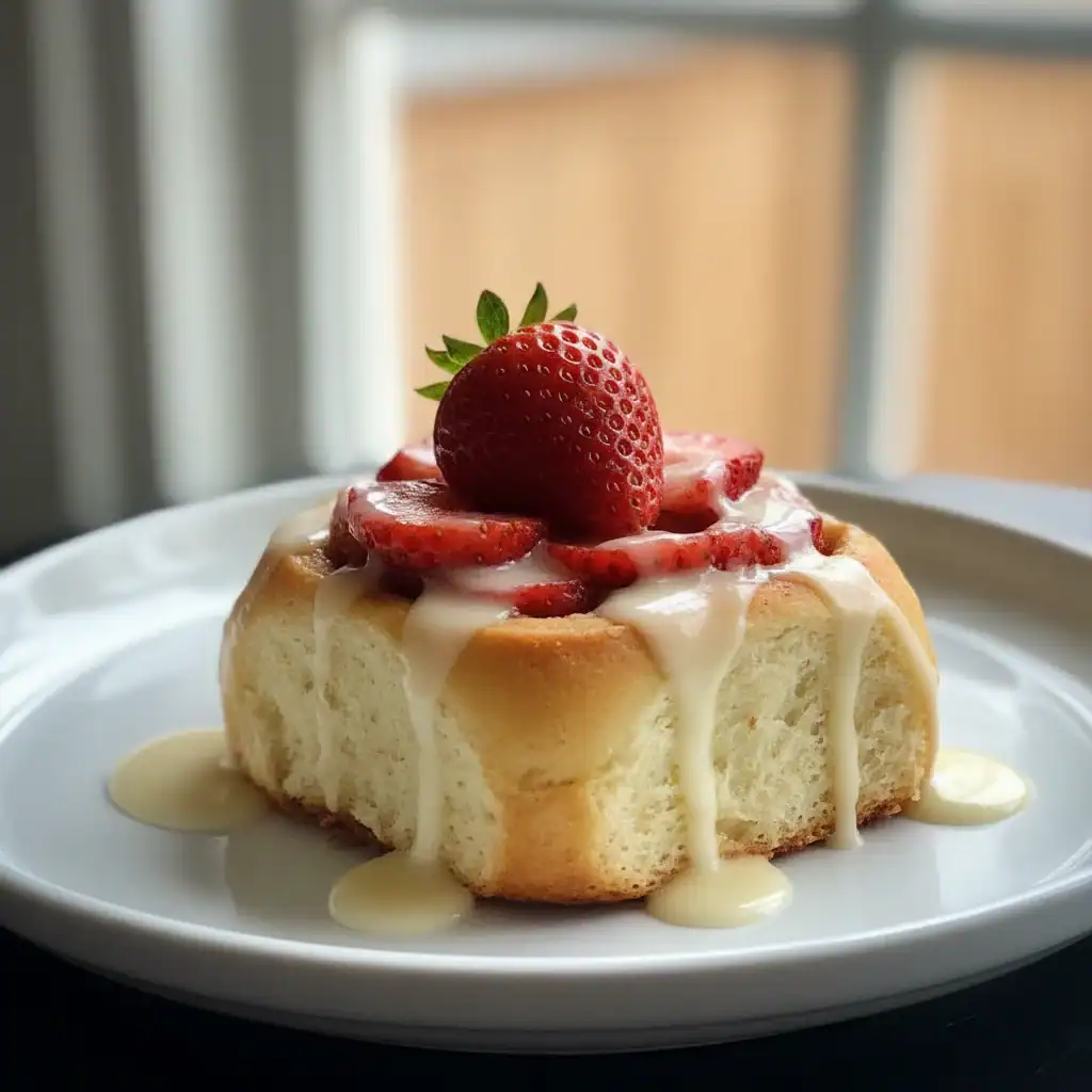 Strawberry Cheesecake Cinnabon Rolls Recipe