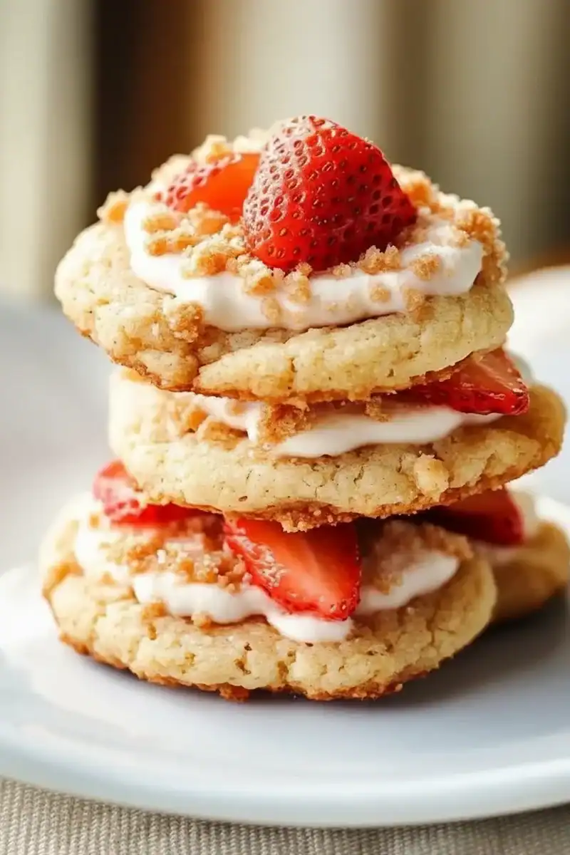 Strawberry Shortcake Cookies Recipe