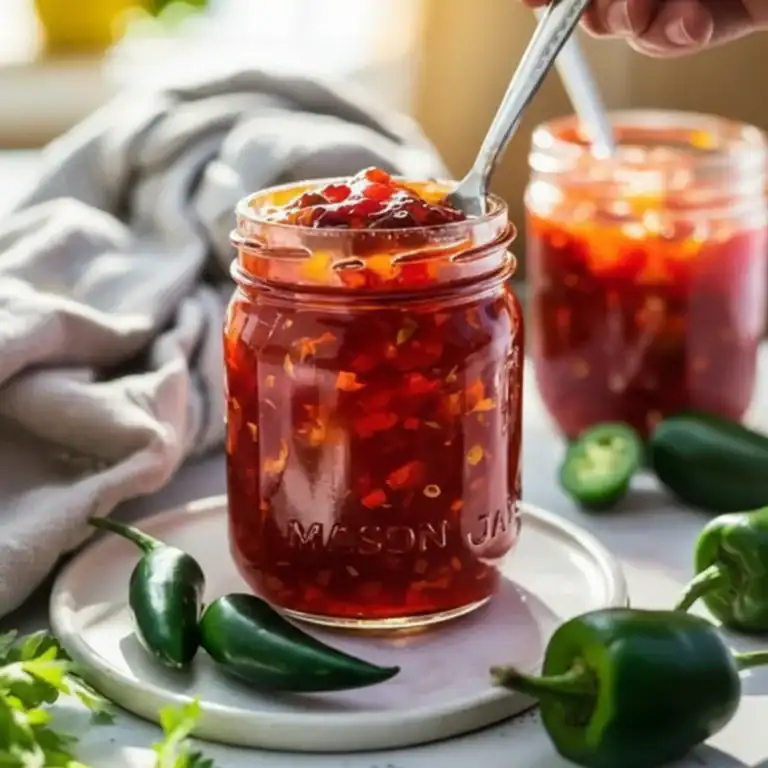 Sweet Spicy Homemade Pepper Jelly