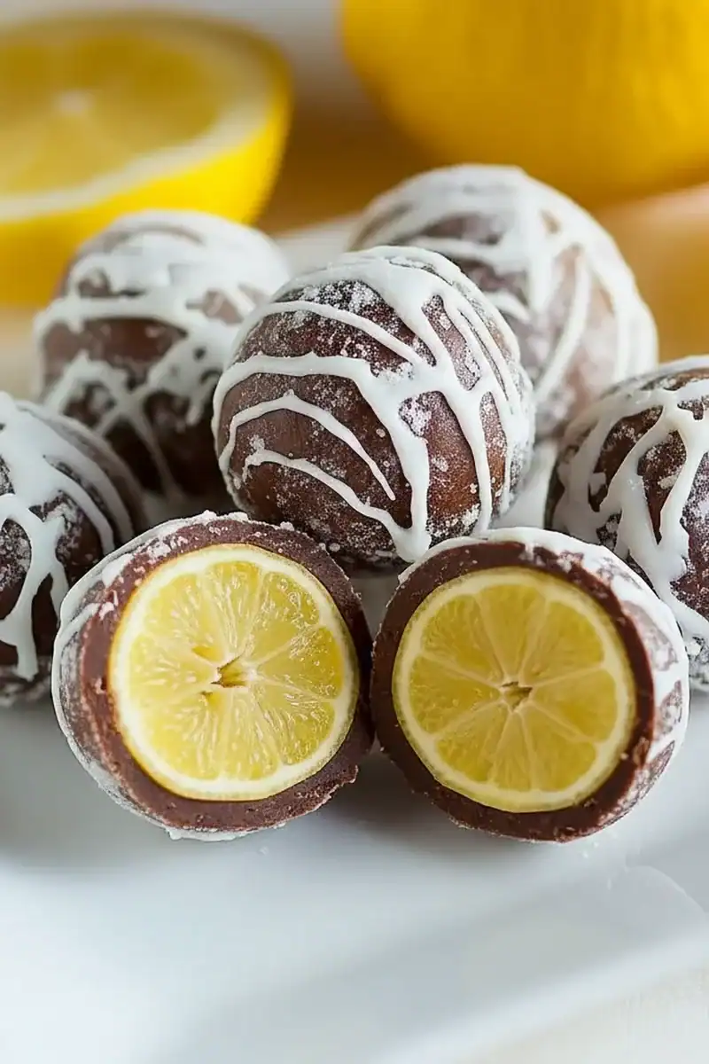 Zesty Lemon Truffles Recipe Dessert