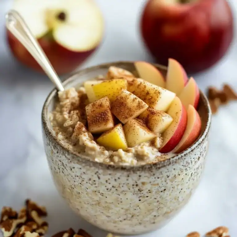 Apple Cinnamon Overnight Oats