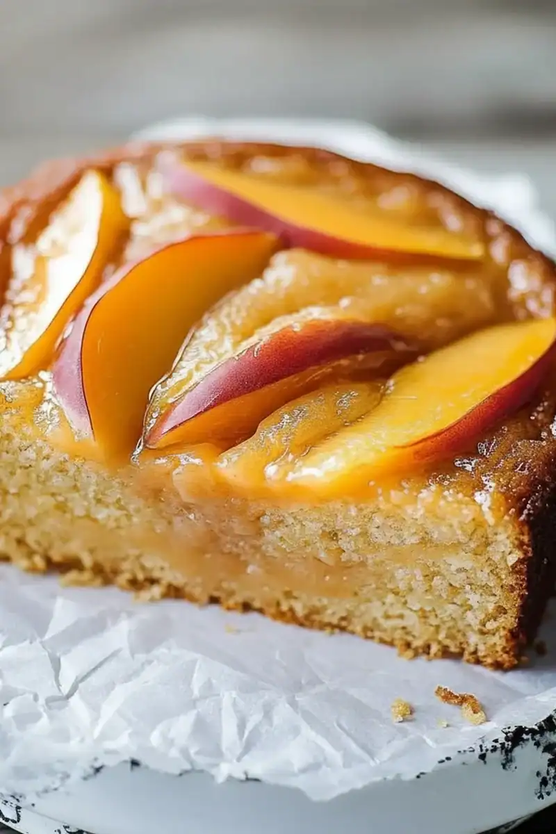 Brown Sugar Peach Cake