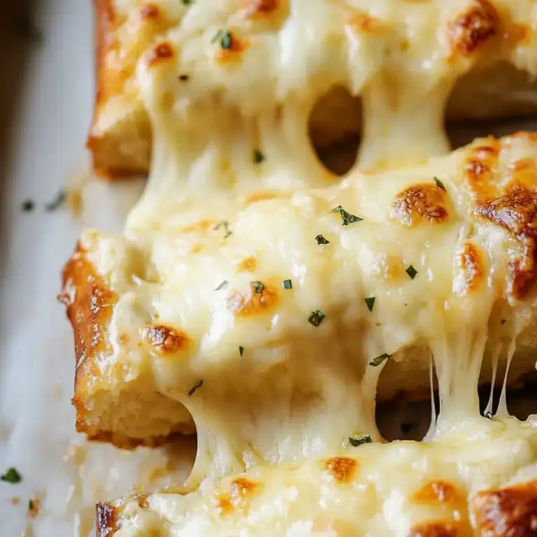 Cheesy Creamy Garlic Bread