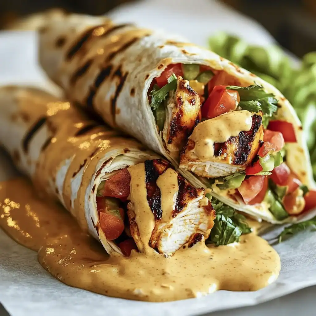 Chipotle Ranch Grilled Chicken Burrito