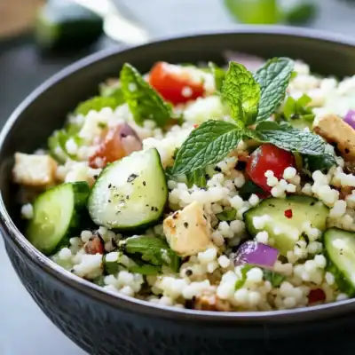 Couscous Salad Cucumber Mint