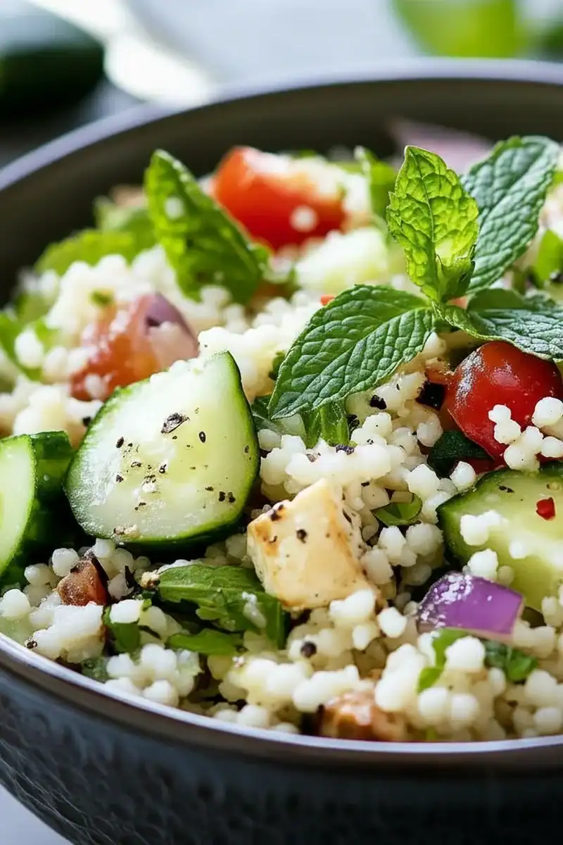 Couscous Salad Cucumber Mint