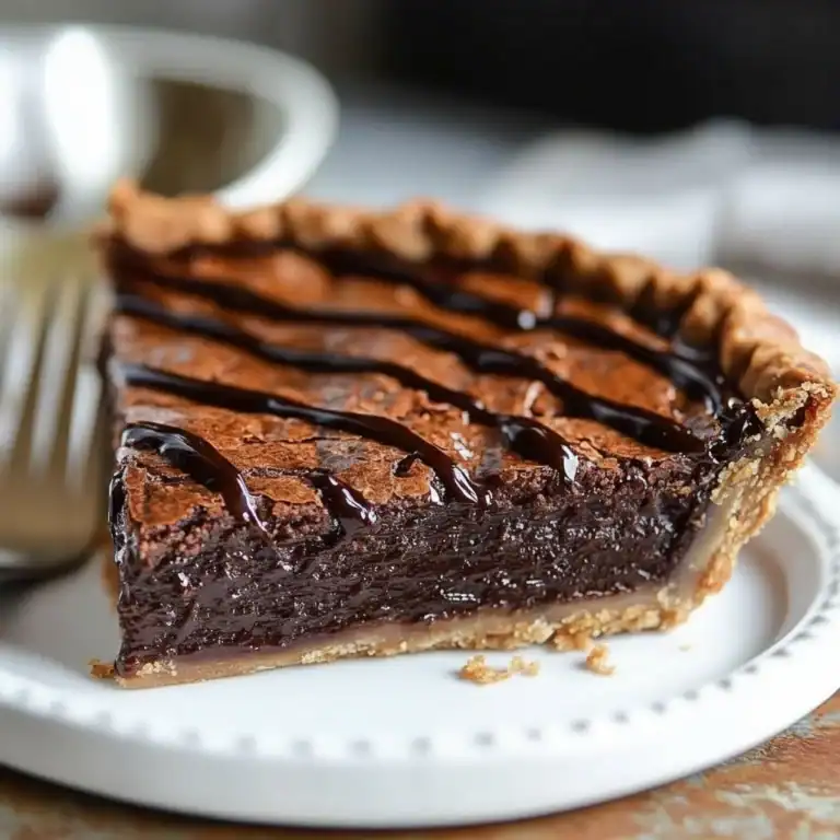 Decadent Gooey Brownie Pie Recipe