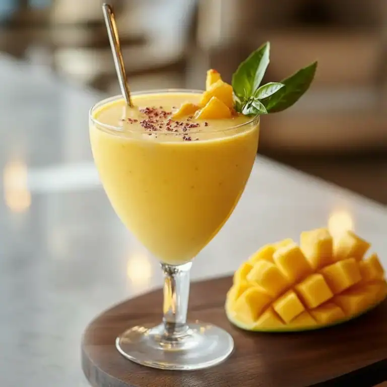 Fresh Mango Lassi Recipe