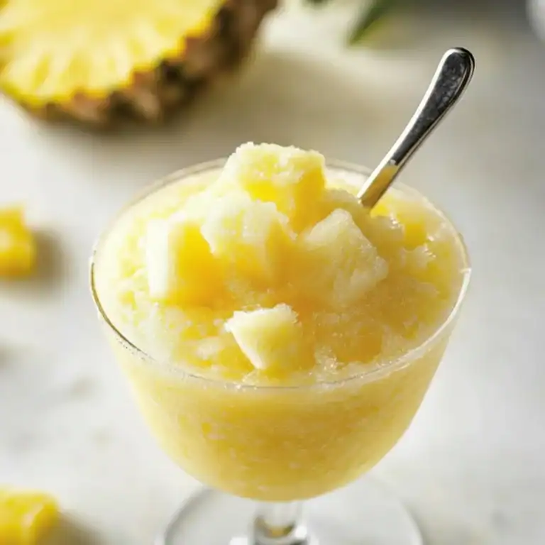 Frozen Pineapple Slush Recipe