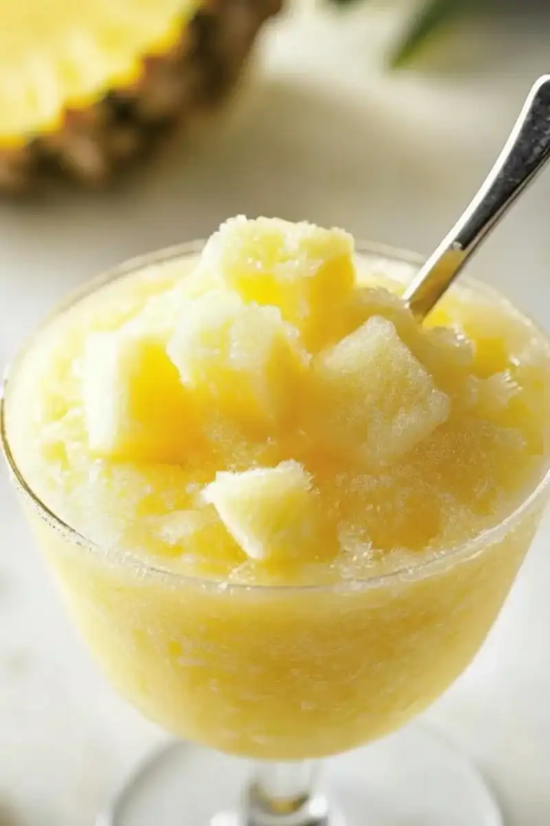 Frozen Pineapple Slush