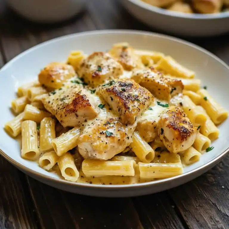 Garlic Butter Chicken Rigatoni