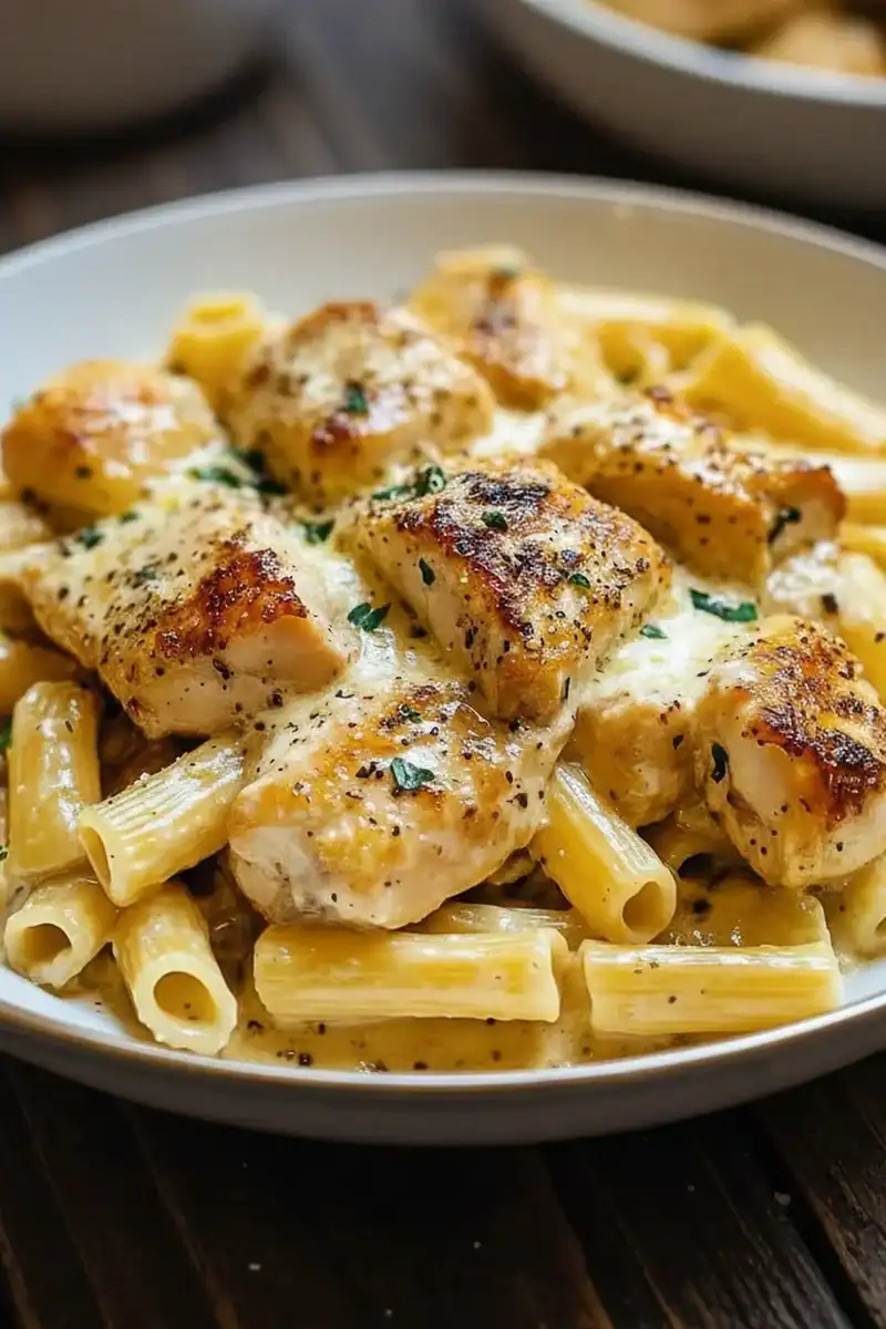 Garlic Butter Chicken Rigatoni