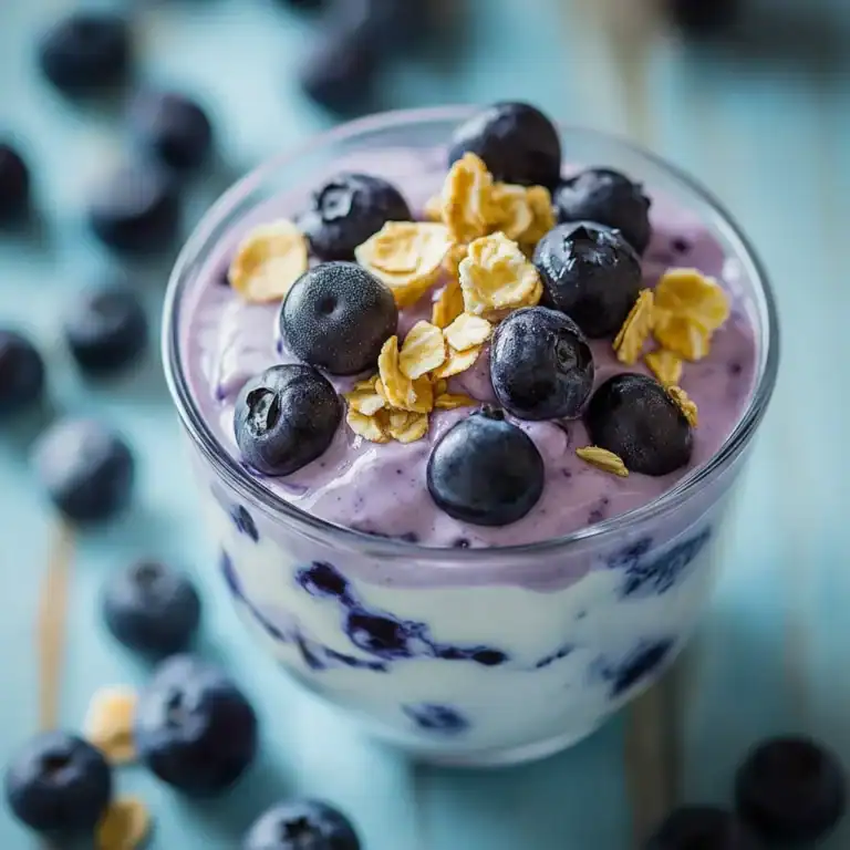 Homemade Blueberry Yogurt Recipe