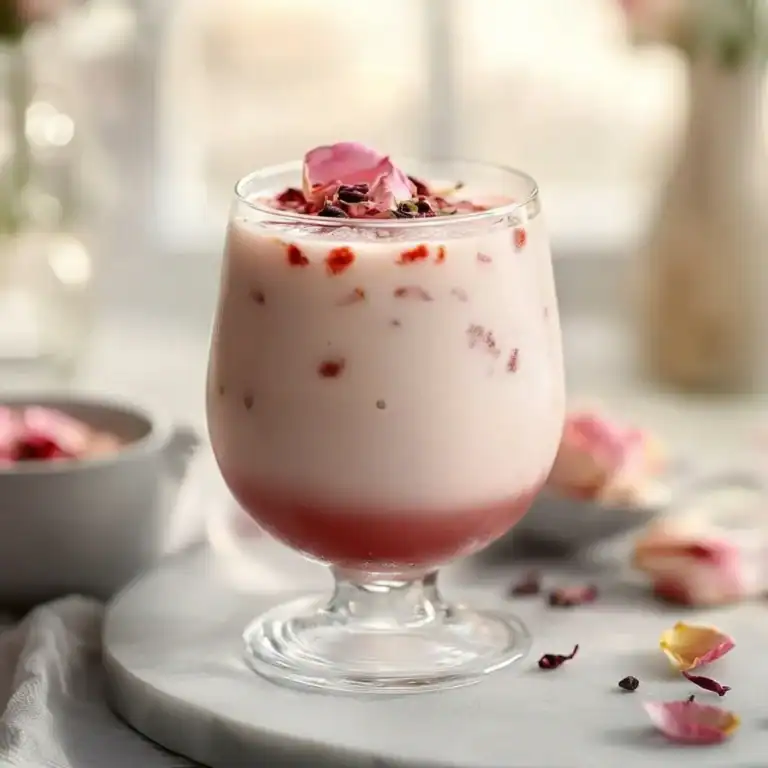 Iced Rose Milk Recipe