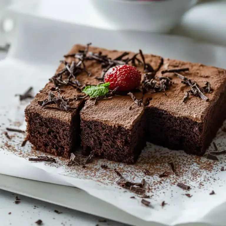 Indulgent Chocolate Tray Cake Recipe