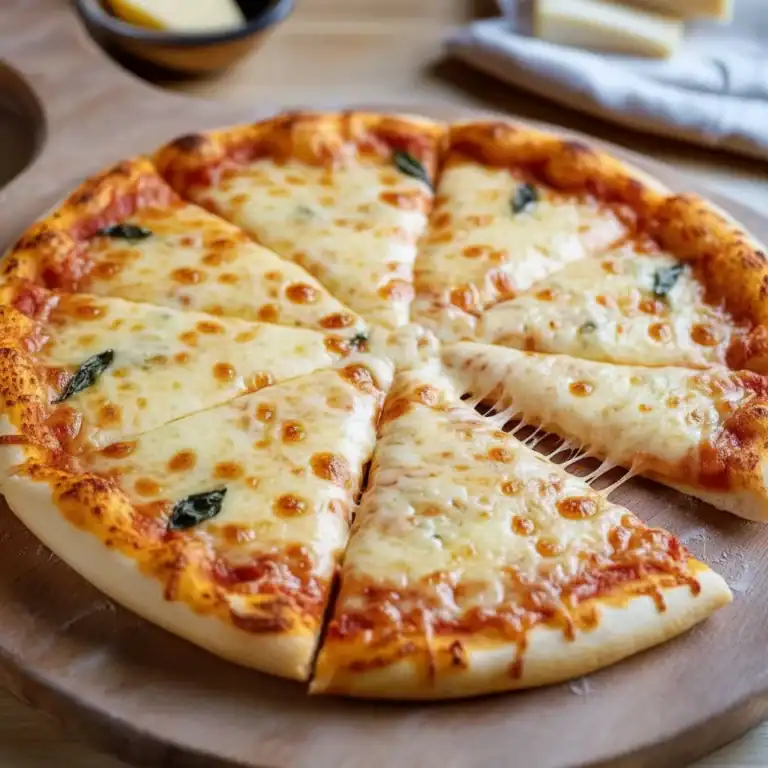 Indulgent FourCheese Pizza Recipe