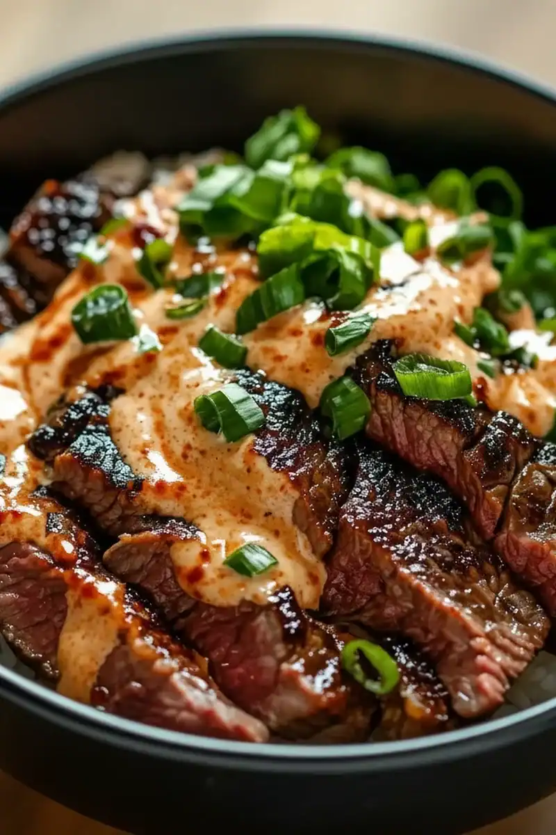 Korean BBQ Steak Rice Bowls