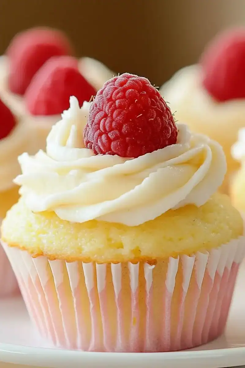 Lemon Raspberry Cupcakes