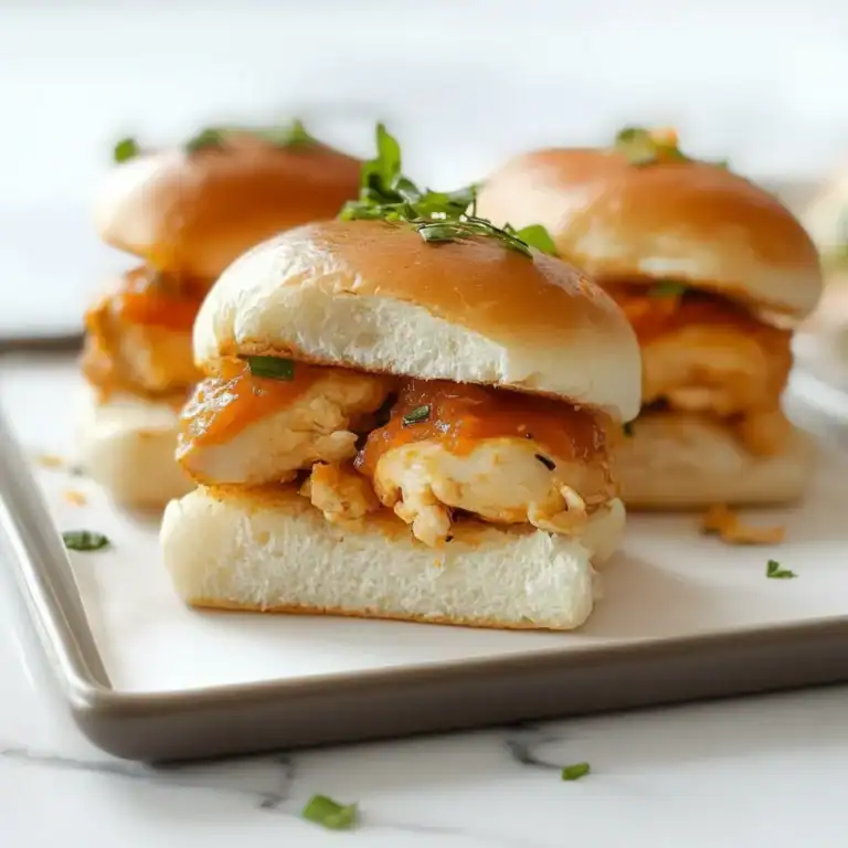 Mini Chicken Sliders Halal Recipe