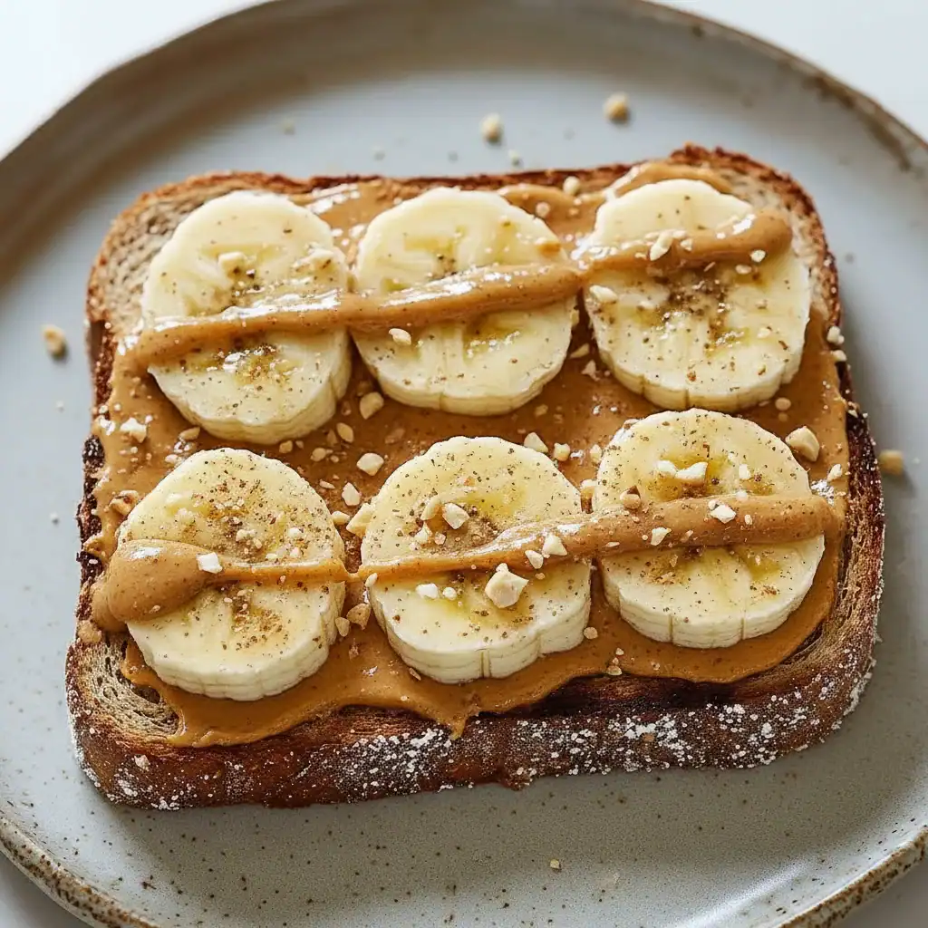 Peanut Butter Banana Toast