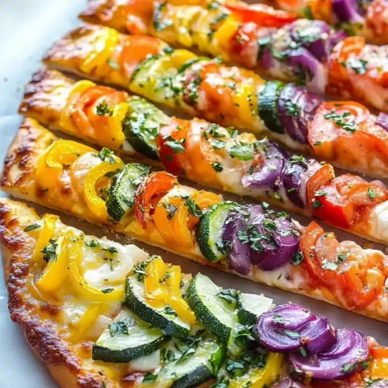 Rainbow Veggie Pizza Recipe