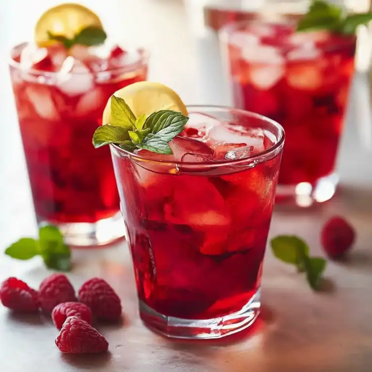 Refreshing Iced Hibiscus Tea