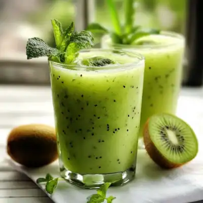 Refreshing Kiwi Lime Juice