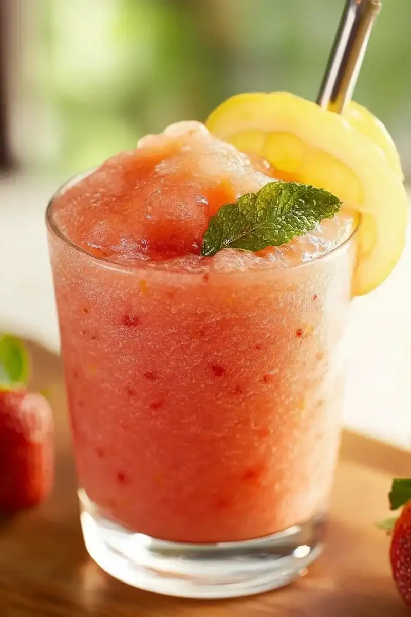 Strawberry Lemonade Slush