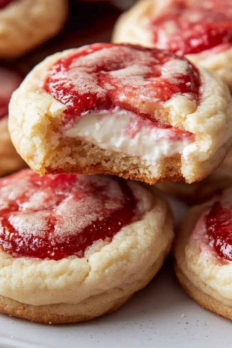 Strawberry Cheesecake Cookies