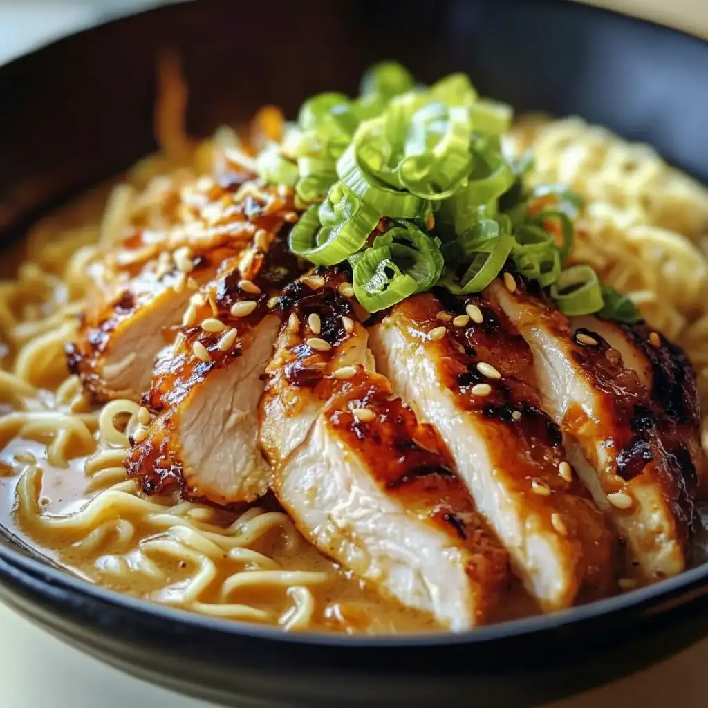 Spicy Chicken Ramen Garlic Sauce