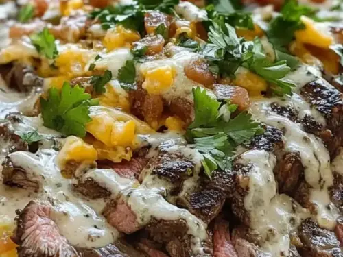 Cheesy Beef Enchilada Tortellini Bake