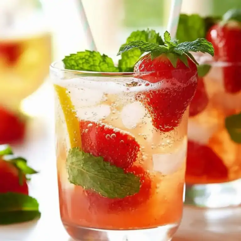 Strawberry Mint Lemonade Recipe