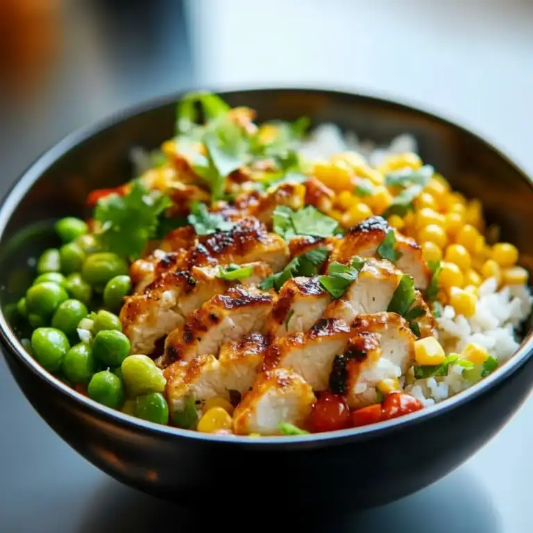Street Corn Chicken Bowl Recipe