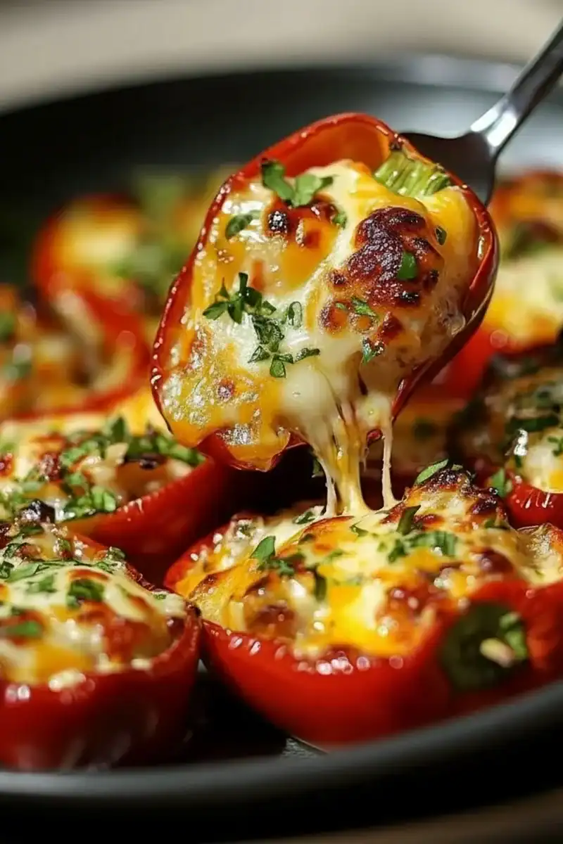 Stuffed Peppers Halal Cheese