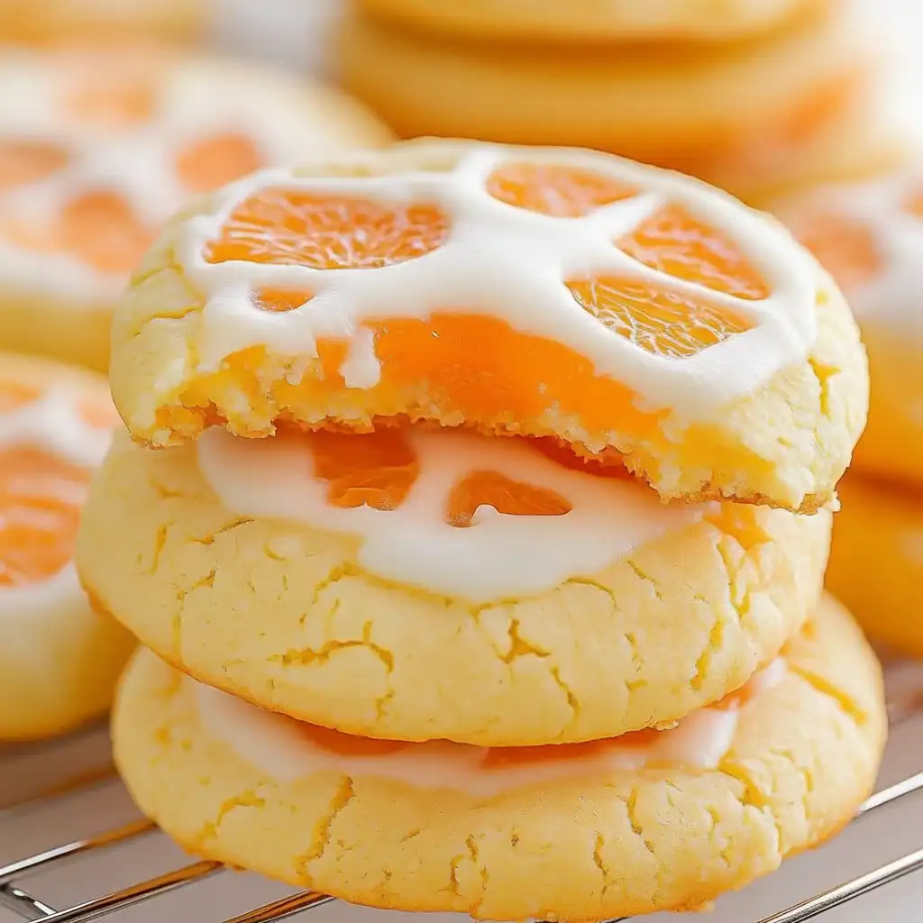 Summer Creamsicle Orange Cookies