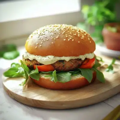Veggie Burger Whole Wheat Bun