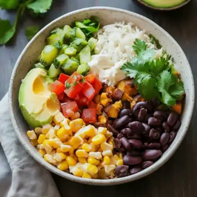 Veggie Burrito Bowl Recipe