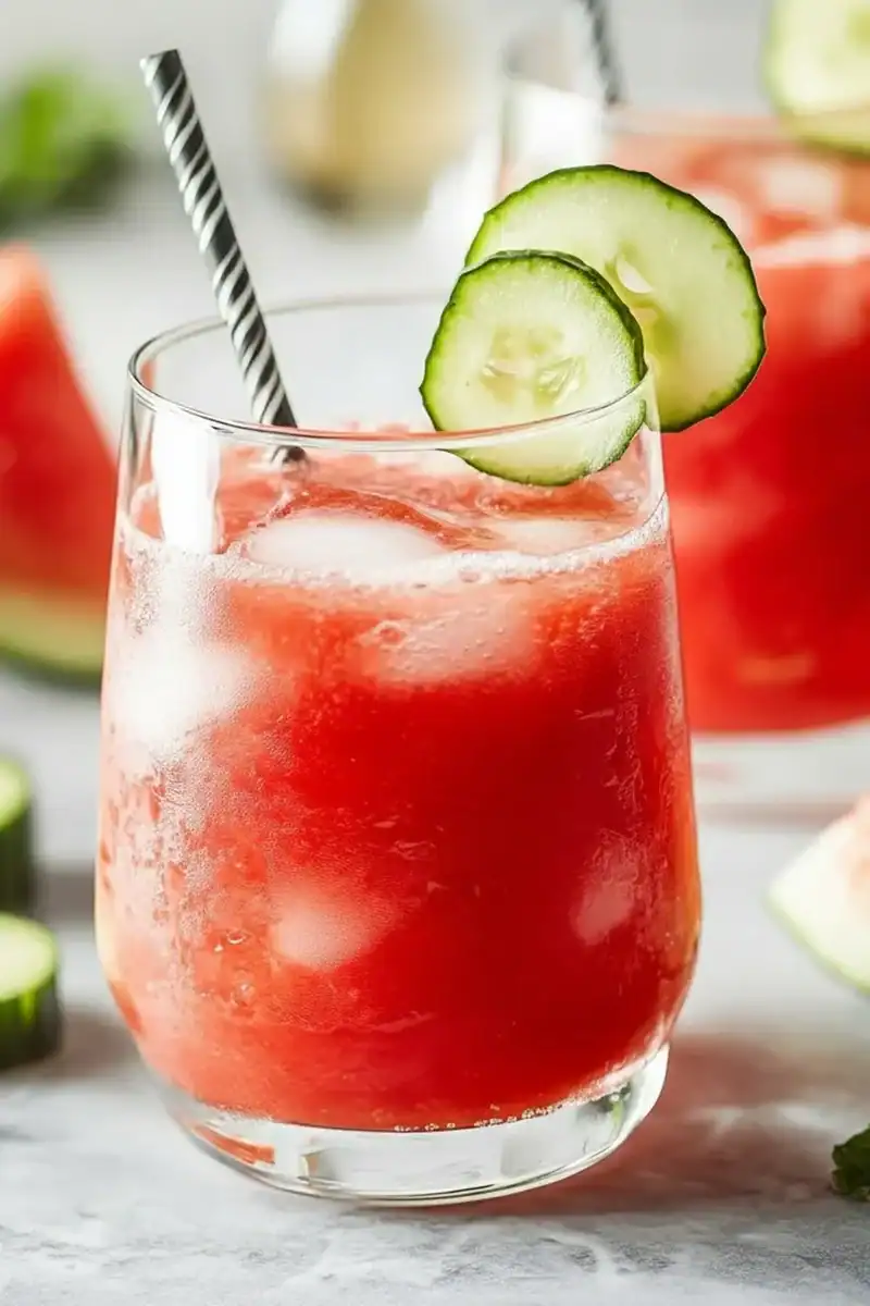 Watermelon Cucumber Juice