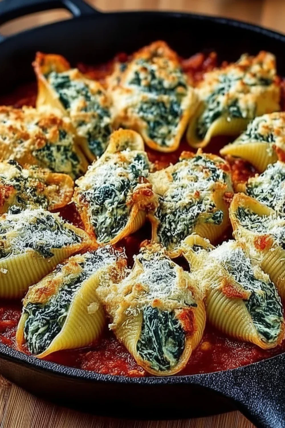 Spinach And Ricotta Stuffed Shells Recipe