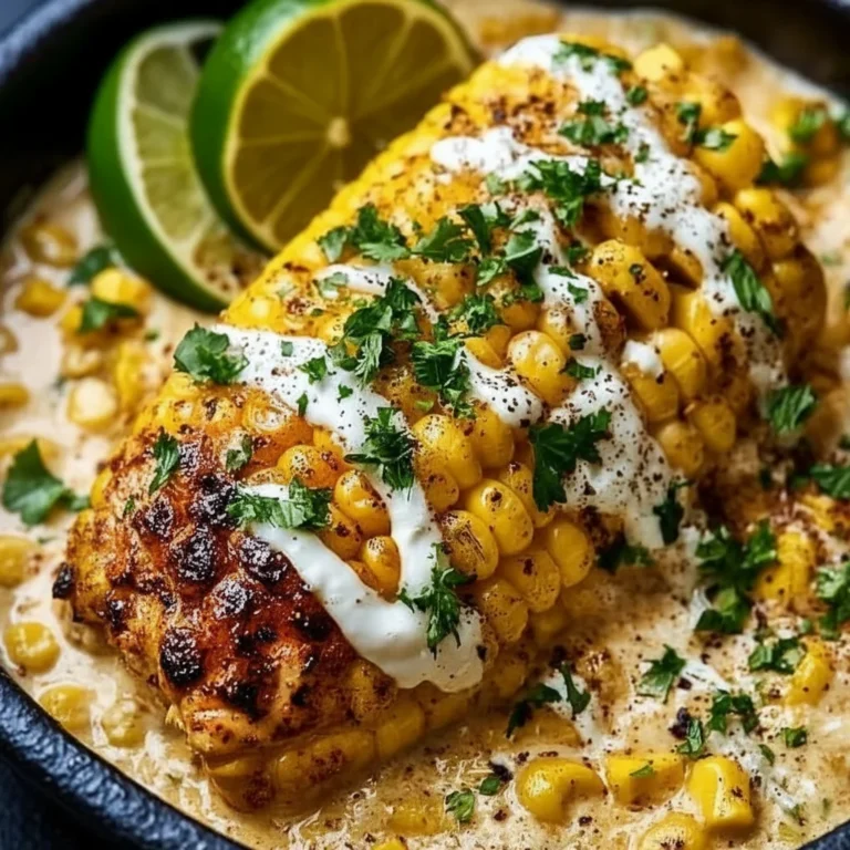 Cheesy Slow Cooker Street Corn Chicken Recipe