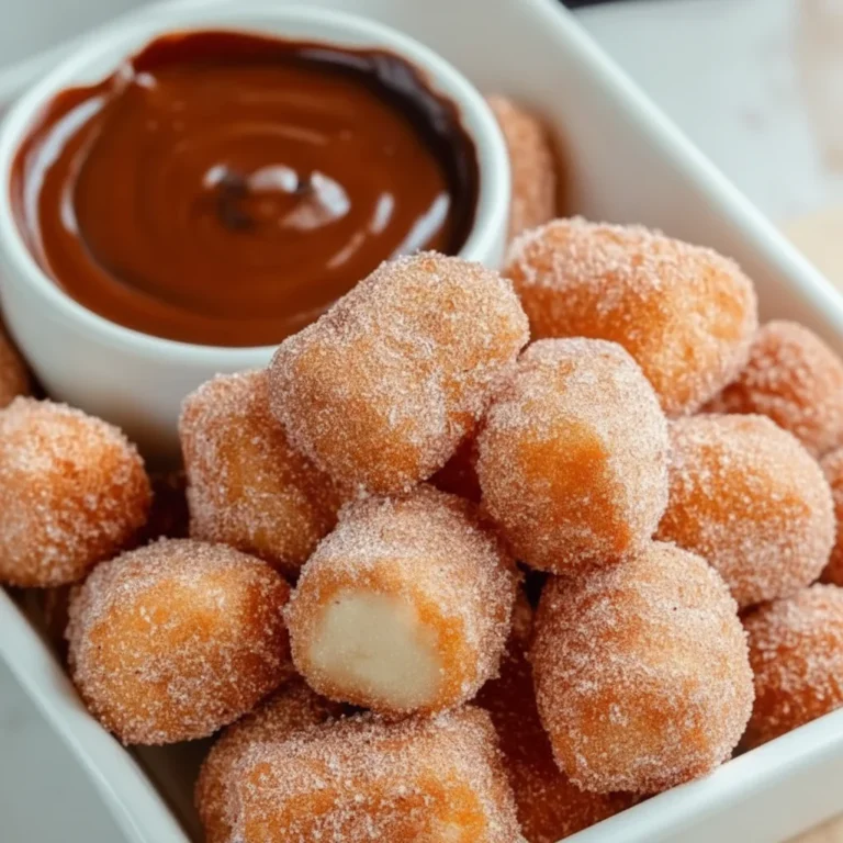 Cinnamon Sugar Air Fryer Churro Bites Recipe