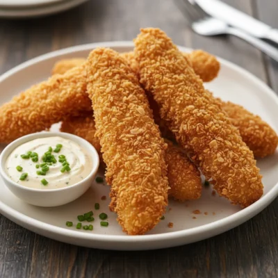 Crunchy Crispy Baked Chicken Tenders Recipe