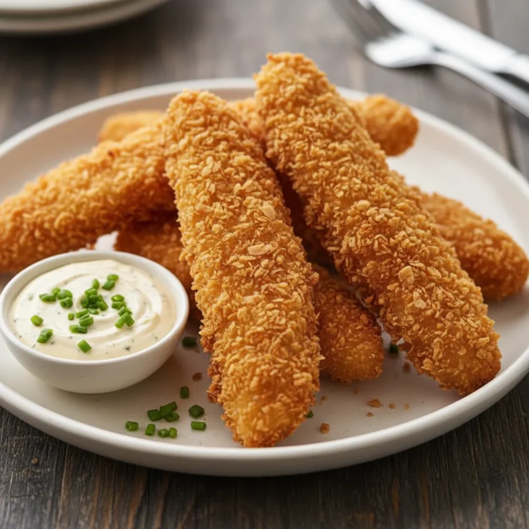Crunchy Crispy Baked Chicken Tenders Recipe