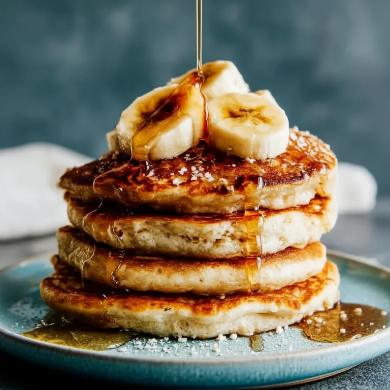 Fluffy Banana Pancakes Recipe for Breakfast
