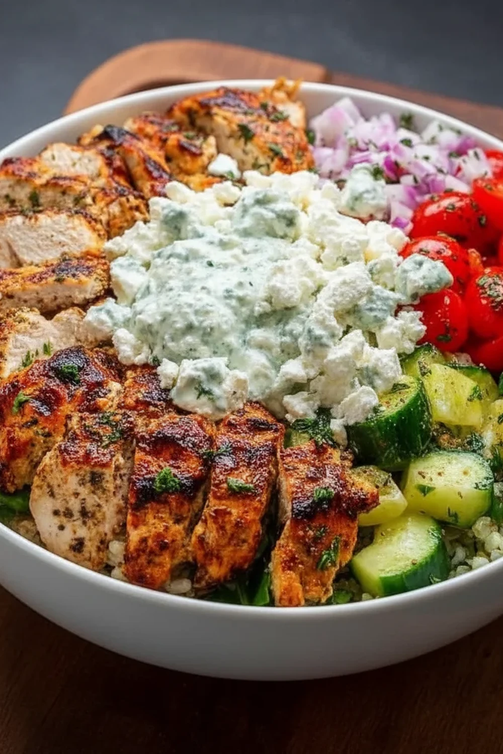Greek Chicken Bowls Recipe